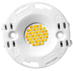 Tridonic second generation modules for Tunable White solutions are equipped with CSP technology and produce particularly homogeneous light. Tunable White technology provides a high degree of flexibility in how the spotlights and downlights are used.