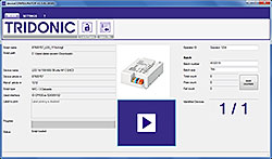 Screenshot deviceCONFIGURATOR software