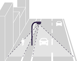 For optimum safety, roadways and walkways are lit individually or separately. SIDEREA provides the opportunity for individual illumination For optimum safety, roadways and walkways are lit individually or separately. SIDEREA provides the opportunity for individual illumination