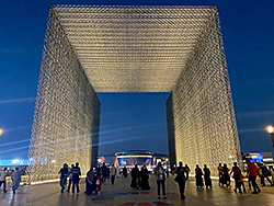 Tridonic drivers for the entry portals at Expo 2020
