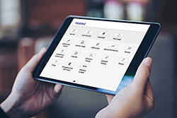 sceneCOM tablet software
